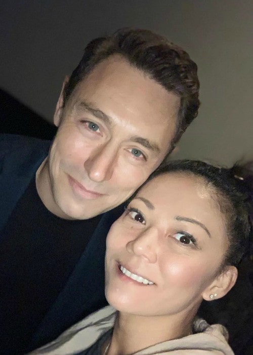 JJ Feild and Sakura Sugihara in a selfie in October 2019