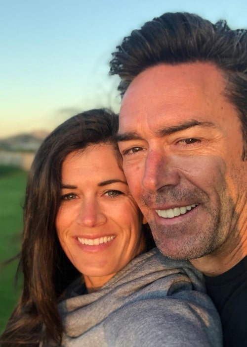 Jason Sehorn as seen in a selfie taken with his wife Meghann Hessert Gunderman at the Villas Del Mar Cabo in January 2020