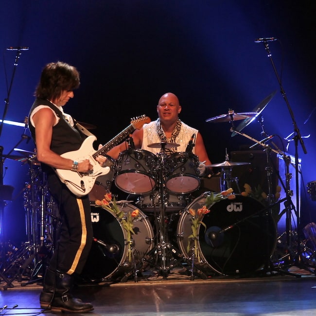 Jeff Beck and Narada Michael Walden performing in May 2011