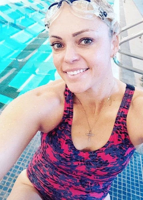 Jennie Finch as seen in January 2019