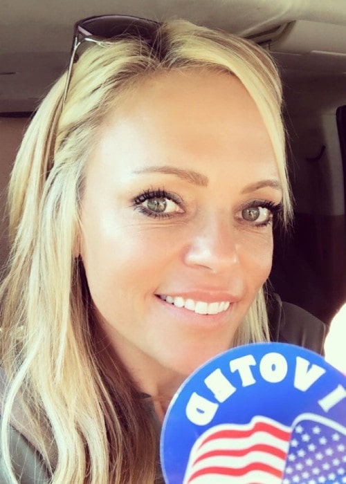 Jennie Finch as seen in November 2018