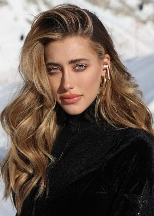 Jessica Serfaty as seen in a picture taken in Val-d'Isère a community in France in December 2019