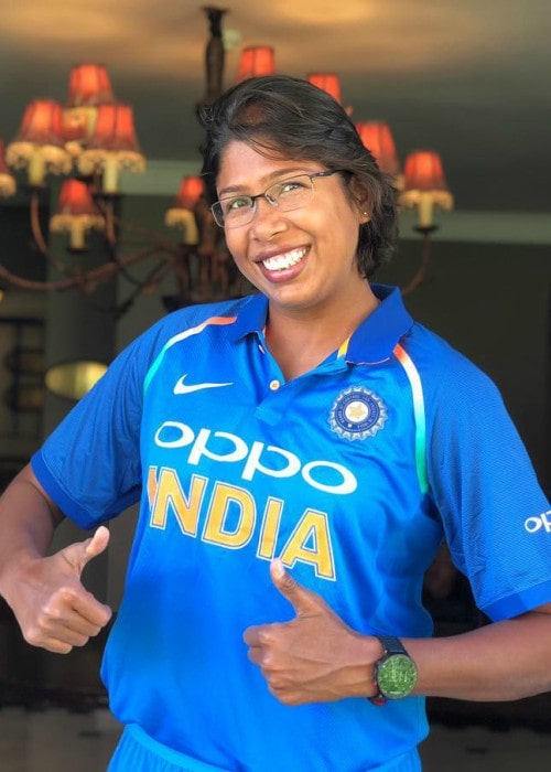 Jhulan Goswami in an Instagram post in February 2018