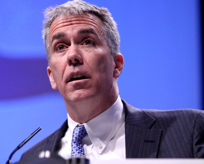 Joe Walsh pictured while speaking at CPAC 2011 in Washington, D.C., United States in February 2011