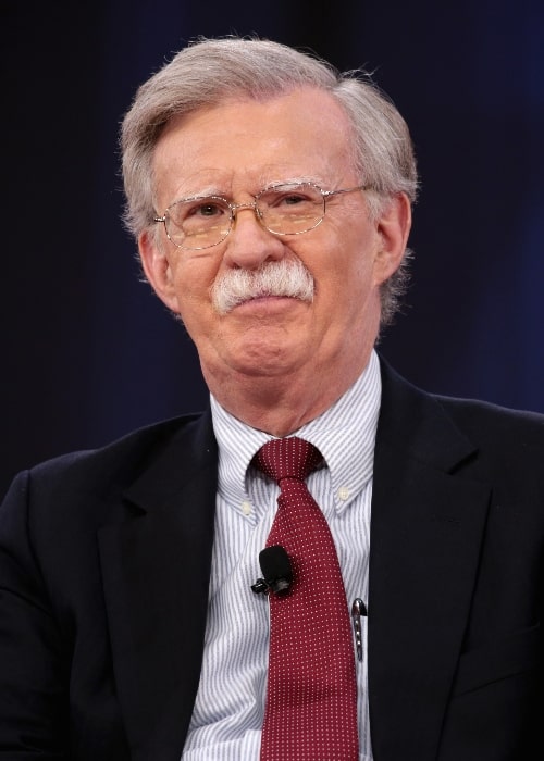 John Bolton as seen while speaking at the 2018 CPAC in National Harbor, Maryland, United States in February 2018