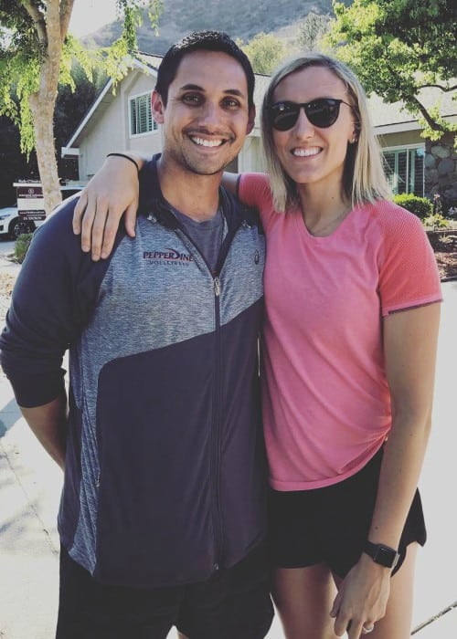 Jordan Larson and David Hunt as seen in February 2019