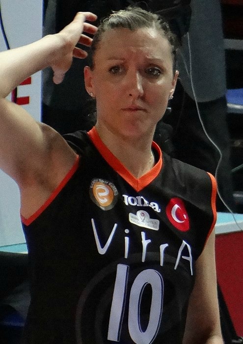 Jordan Larson as seen in April 2018