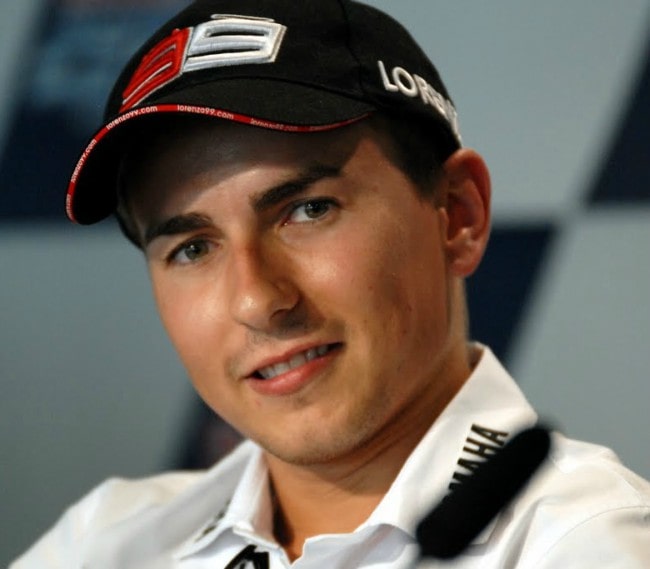 Jorge Lorenzo as seen in August 2010