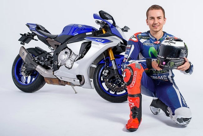 Jorge Lorenzo during a promotional photo shoot for ZOPO in 2016