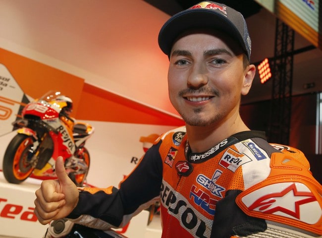 Jorge Lorenzo during an event in January 2019