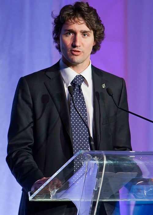Justin Trudeau during an event in November 2009