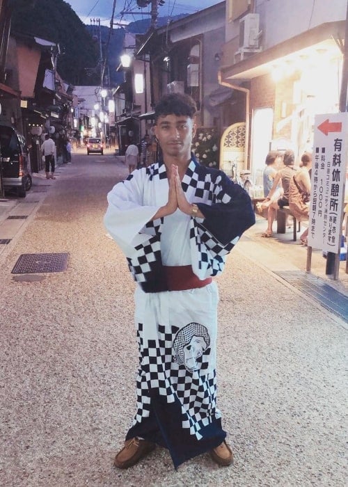 Karim Zeroual as seen in a picture taken in the city of Nagoya in Japan in December 2019
