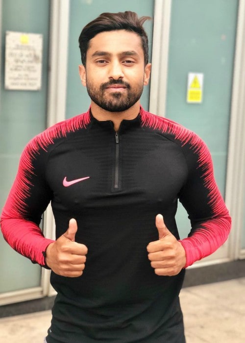 Karun Nair in an Instagram post as seen in August 2018