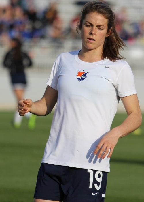 Kelley O'Hara as seen in a picture taken on June 4, 2013 while she played for the Sky Blue FC soccer team