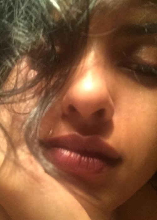 Lakshmi Menon as seen in a close-up selfie taken without any filters in May 2017