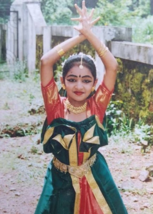 Lakshmi Menon as seen in a picture taken during her younger days