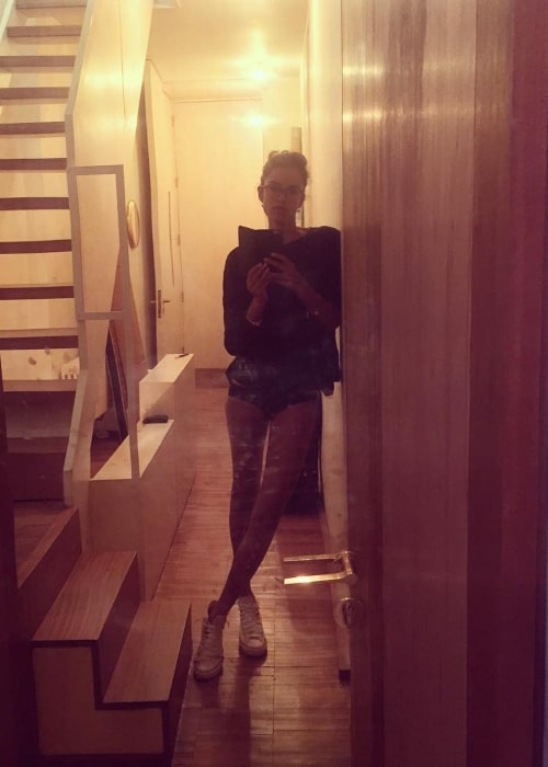 Lakshmi Menon as seen in a selfie taken in August 2016