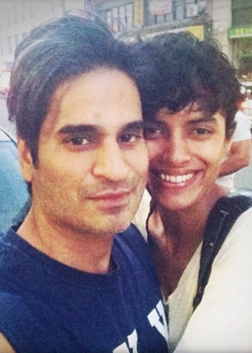 Lakshmi Menon as seen in a selfie taken with her friend Sherwin Kirit Parikh in June 2013