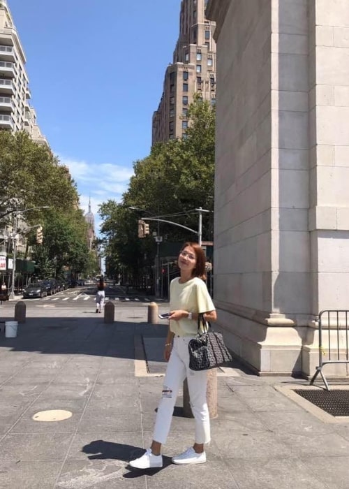 Lee Jin as seen in a full length picture taken in August 2019