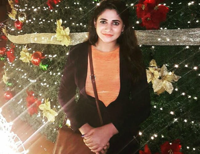 Losliya Mariyanesan as seen in December 2017