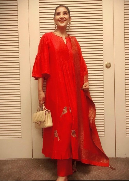 Manisha Koirala in an Instagram post in September 2019