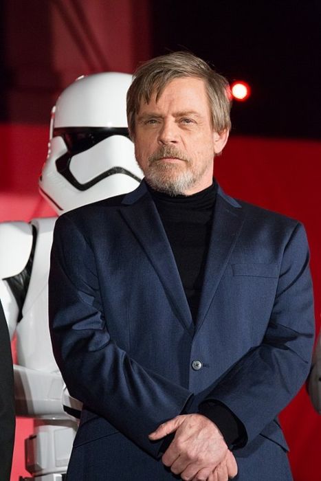 Mark Hamill at the Japanese premiere of Star Wars The Last Jedi in 2017