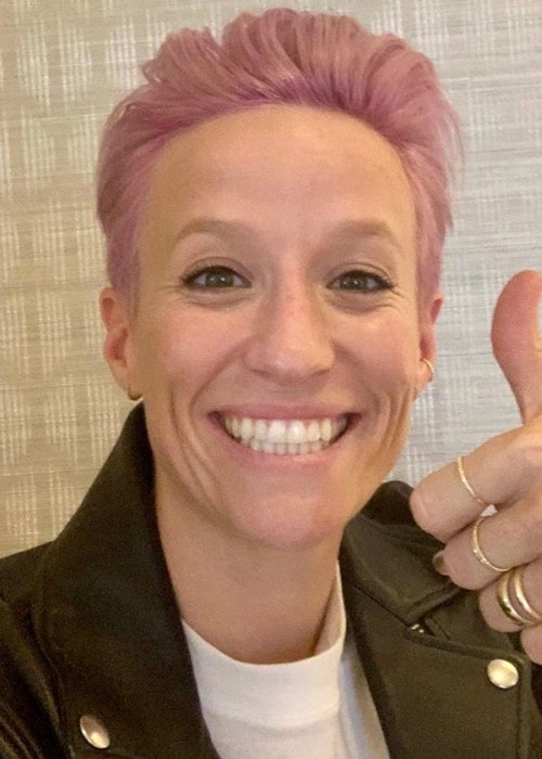 Megan Rapinoe in an Instagram selfie as seen in July 2019