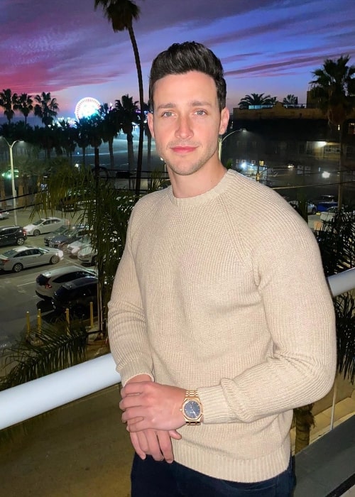 Mikhail Varshavski as seen while posing for the camera at Santa Monica Pier in Santa Monica, California, United States in December 2019