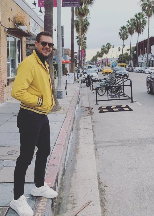 Miloš Biković as seen while posing for a picture in Venice, Los Angeles County, California, United States in December 2019