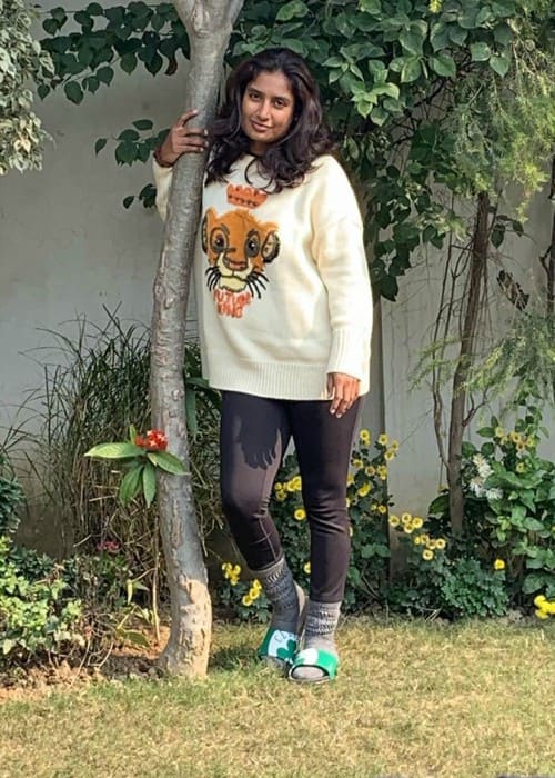 Mithali Raj as seen in January 2020