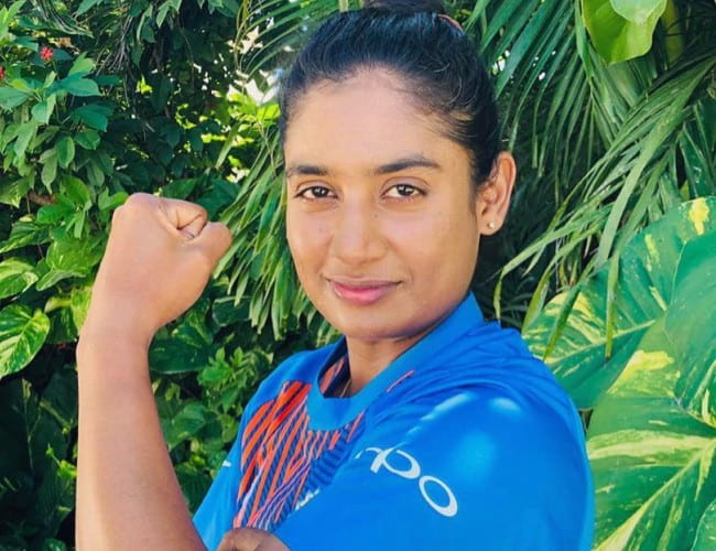 Mithali Raj in an Instagram post as seen in November 2018