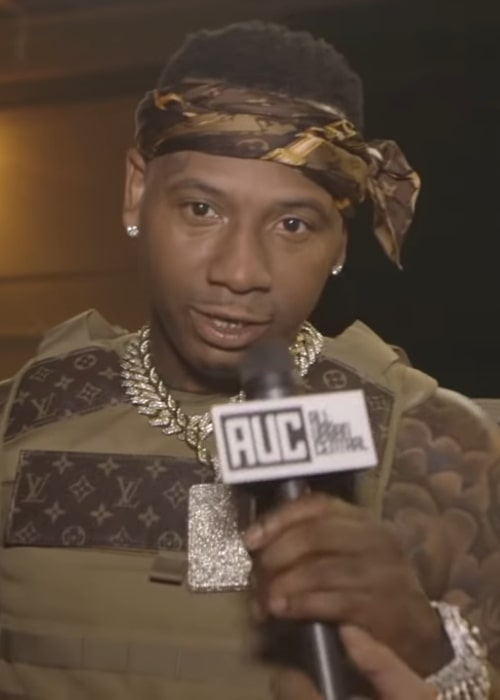 Moneybagg Yo as seen while talking about his album 'Reset' in August 2018