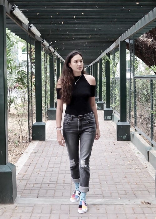 Nadine Chandrawinata as seen in a full-length picture taken in May 2019