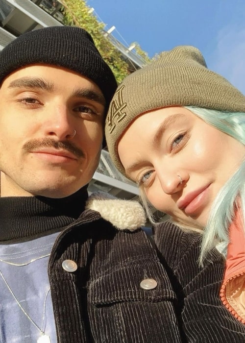 Naomi Jon as seen in a selfie taken with her close friend Vincent in December 2019