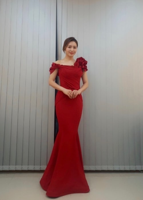 Ock Joo-hyun as seen in a picture taken after a performance in December 2019