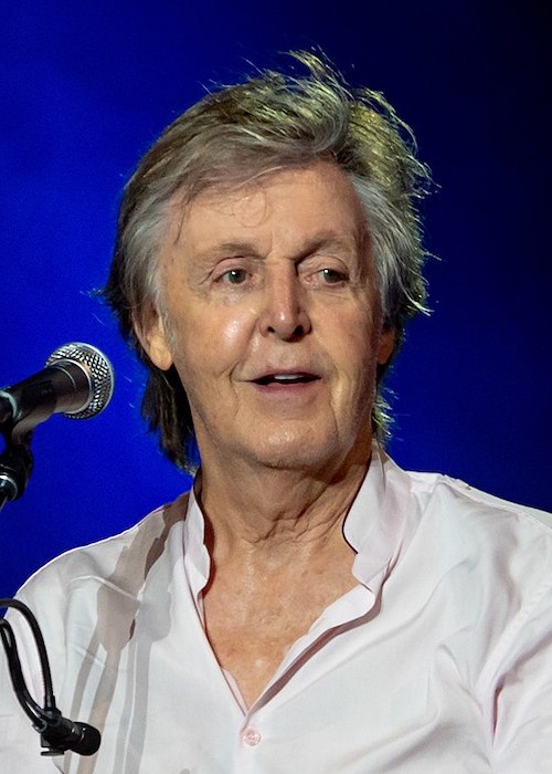 Paul McCartney at the Austin City Limits Music Festival in Austin, Texas in October 2018