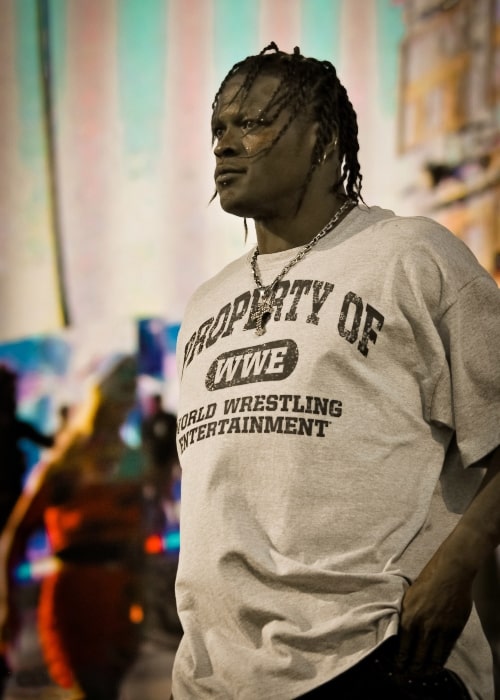 R-Truth at WWE's Tribute to the Troops show in Fort Hood, Texas, on December 11, 2010