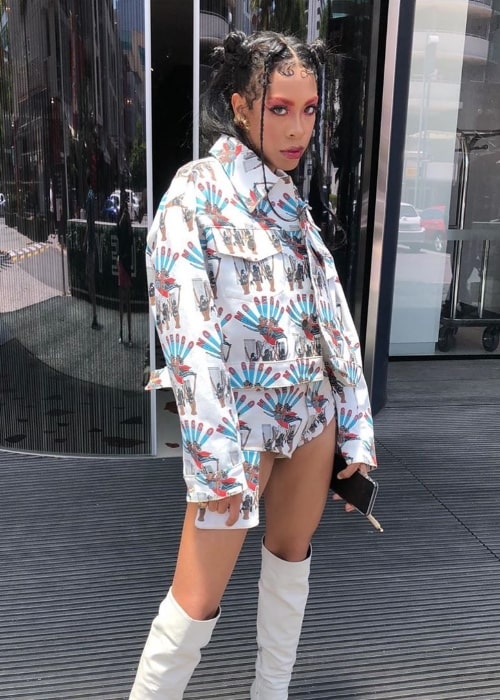 Rico Nasty as seen while posing for the camera in Brisbane, Queensland, Australia in January 2020