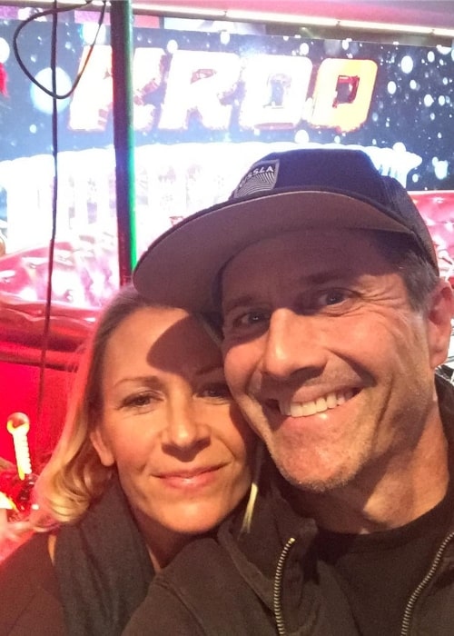 Rob Estes as seen in a selfie taken with his wife Erin Bolte at KROQ-FM in December 2016