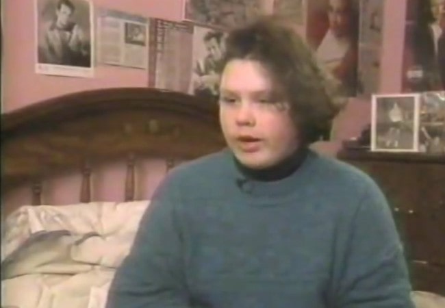 Robin Christensen-Roussimoff during an interview in the early 90s