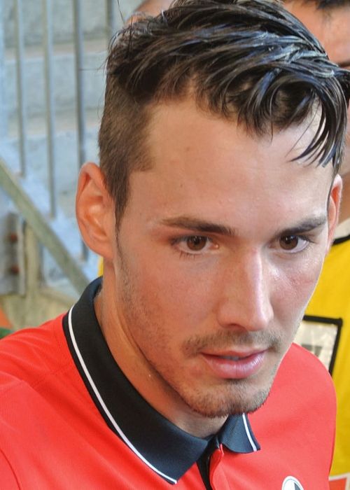Roman Bürki seen after the season opening match between SC Freiburg and Stoke City in August 2014