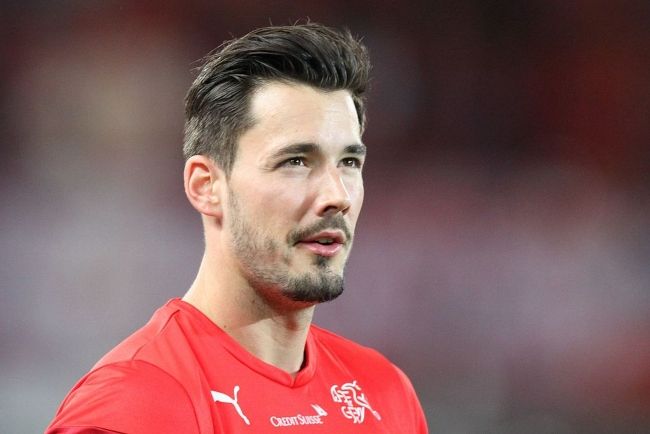 Roman Bürki seen during a friendly match between Switzerland and Austria in Vienna in 2015