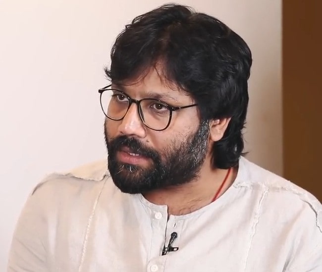 Sandeep Reddy Vanga during an interview as seen in July 2019