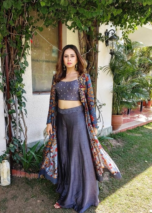 Sargun Mehta as seen while posing for the camera in November 2019