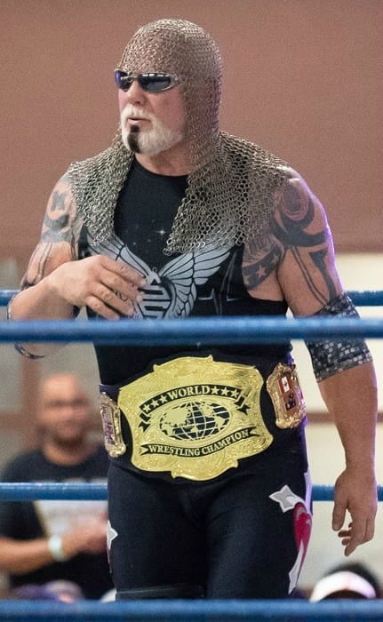 Scott Steiner during a match as seen in September 2018