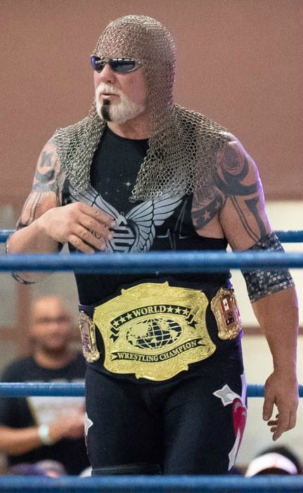 Scott Steiner during a match as seen in September 2018