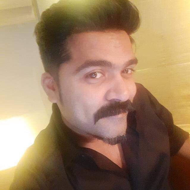 Silambarasan Thesingu Rajendar in an instagran selfie as seen in 2019