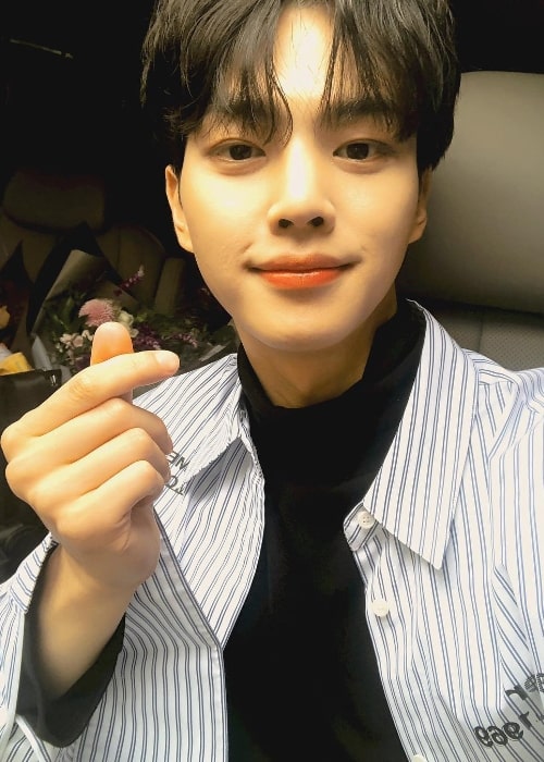 Song Kang as seen while taking a selfie in October 2018