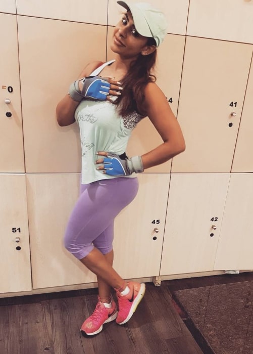 Sri Reddy as seen in a picture taken in February 2018