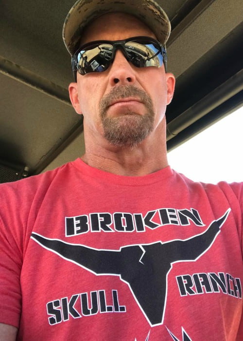 Stone Cold Steve Austin in a selfie in August 2017